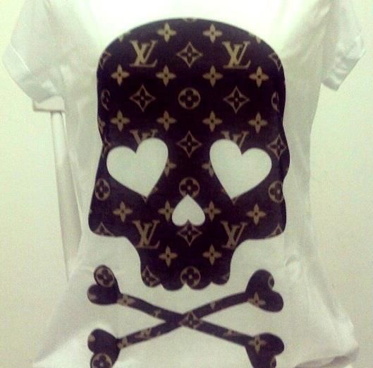 Tshirt Caveira Louis Vuitton