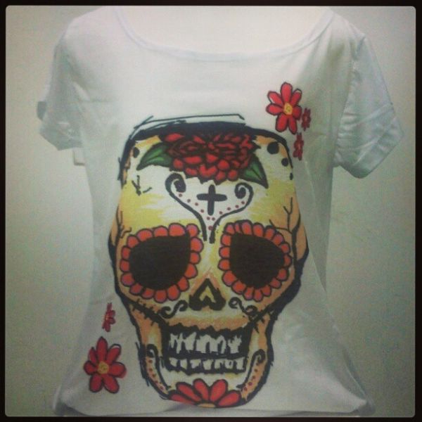 Tshirt Caveira Mexicana
