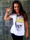 Tshirt Caveira Rei